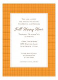 Pumpkin Tweed Invitation