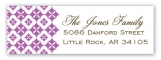 Radiant Orchid Pure Pattern Address Label