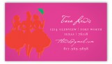 Red Savvy Party Calling Card