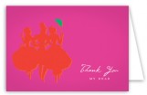 Red Savvy Party Note Card