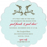 Reindeer Cheer Invitation