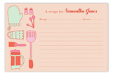 Retro Housewife Recipe Card