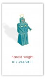 Retro Robot Calling Card