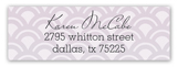 Rising Sun Pink Address Label