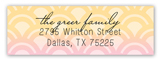 Sherbet Sunset Address Label