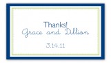 Simply Navy Border Calling Card