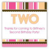 Simply Two Pink Gift Tag