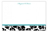 Sophisticated Fifty Flat Note Card