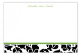 Sophisticated Thirty Flat Note Card