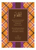 Spiced Tartan Invitation