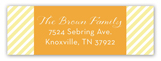 Square Hello Address Label