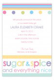 Sugar and Spice Invitation