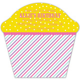 Sweet Stripes Cupcake