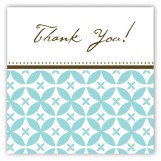 Teal Elegance Square Sticker