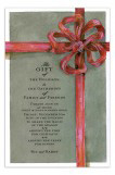 Tied Taupe Invitation