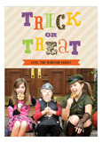 Trick or Treat Photo Card