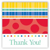 Turning Three Primary Colors Gift Tag