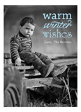 Warm Winter Wishes Photo Card