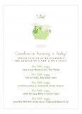When Green Pigs Fly Invitation