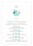 When Teal Pigs Fly Invitation