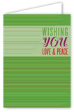 Wishing You Love & Peace Greeting Card