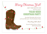 Yeehaw Holiday Invitation