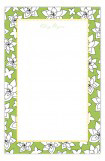 Yellow Flying Floral Notepad