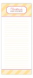 Yellow Monkey Stripes Notepad