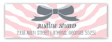 Zebra Cutie Onesie Address Label