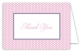 Pink Polka Dots Thank You Card