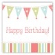 Birthday Party Banner Square Sticker