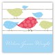 Blue Birds on a Wire Gift Tag