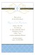 Blue Cross Pendant Invitation