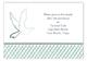 Blue Dove Enclosure Card Enclosure Card