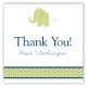 Boy Elephant Icon Square Sticker