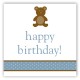 Boy Teddy Bear Icon Gift Tag