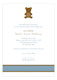 Boy Teddy Bear Icon Invitation