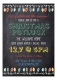 Bright Lights Chalkboard Invitation