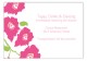 Bright Pink Poppies Enclosure Card