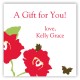 Bright Poppy Gift Tag