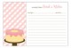 Cake Stand Recipe Card