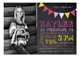 Chalkboard Birthday Girl Photo Card