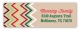 Chevron Ornament Address Label