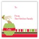 Christmas Cookie Jar Square Sticker