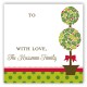 Christmas Topiary Gift Tag