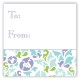 Classy Floral Square Sticker