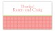 Coral Trellis Calling Card