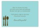 Country Supper Tabletop Enclosure Card