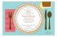 Country Supper Tabletop Invitation