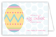 Easter Artwork Folded Note Card